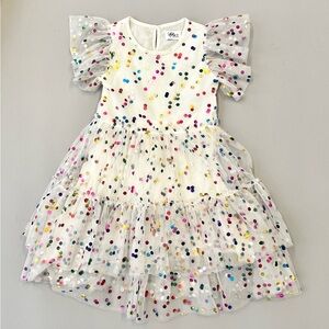 Lola and the Boys Girls Confetti Dress size 12